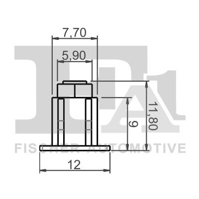 Clip, listwa ochronna FA1 21-60011.5