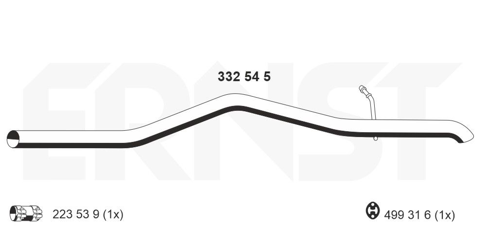 Racord evacuare ERNST 332545