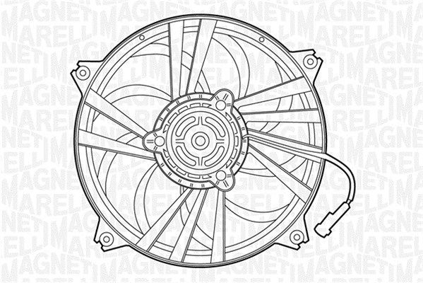 Wentylator, chłodzenie silnika MAGNETI MARELLI 069422288010