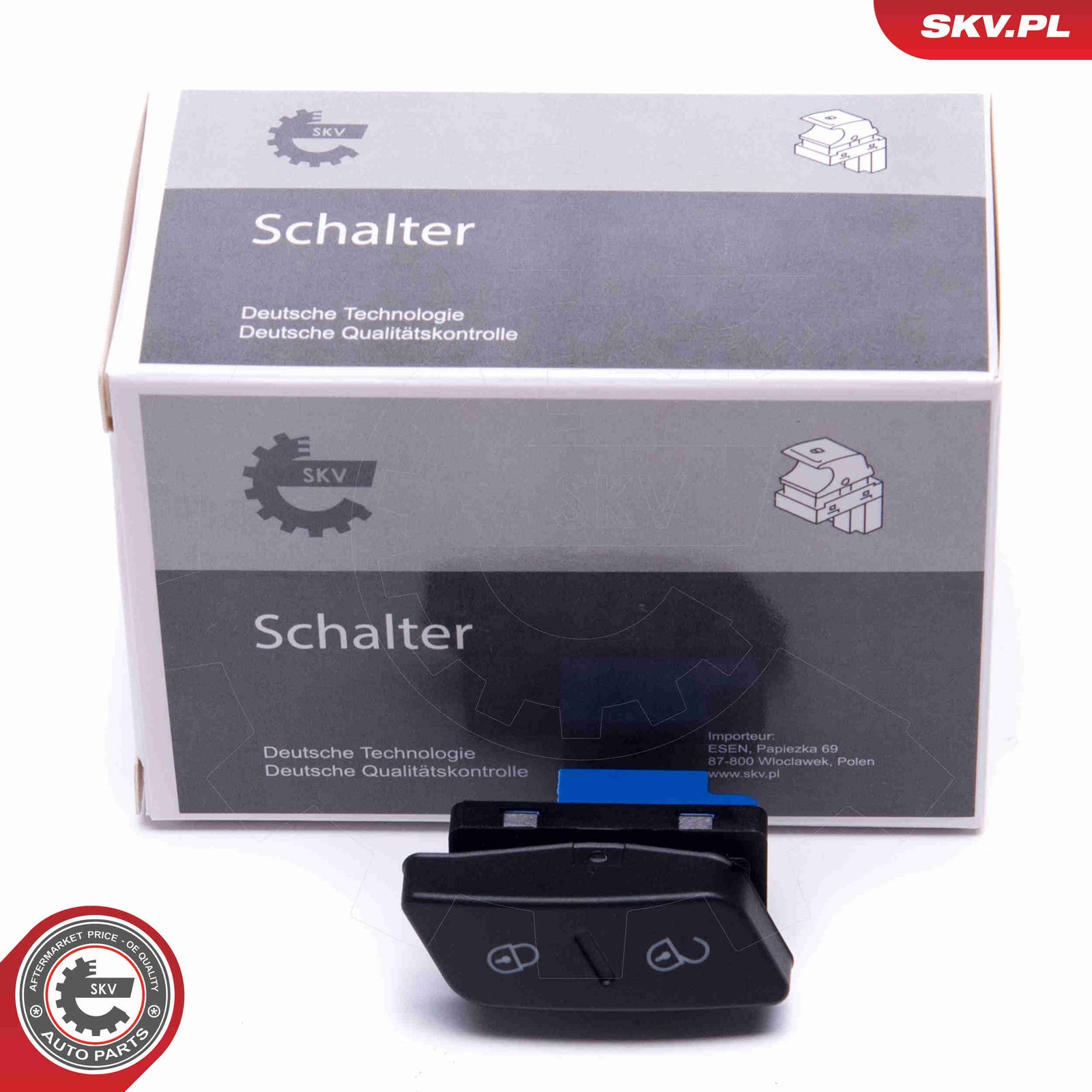 Выключатель, замок двери