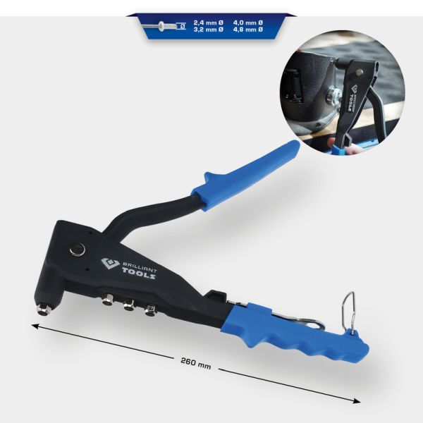 Cleste pentru nituri KS TOOLS BT066901
