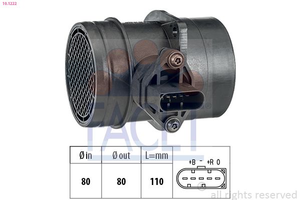 Débitmètre de masse d'air