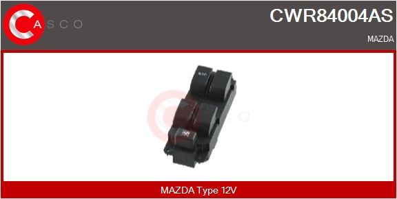 Spínač, zvedací zařízení oken CASCO CWR84004AS