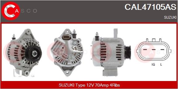 Levně generátor CASCO CAL47105AS