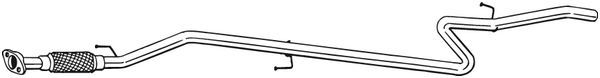 Racord evacuare BOSAL 975-381