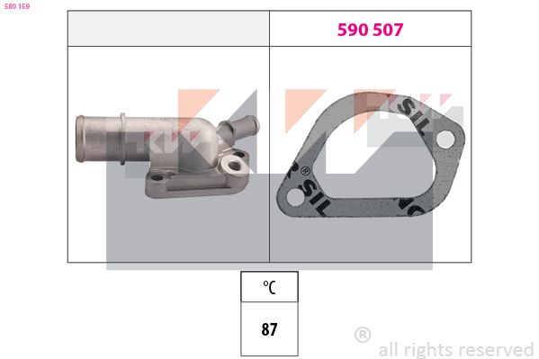 Termostat, środek chłodzący KW 580 159