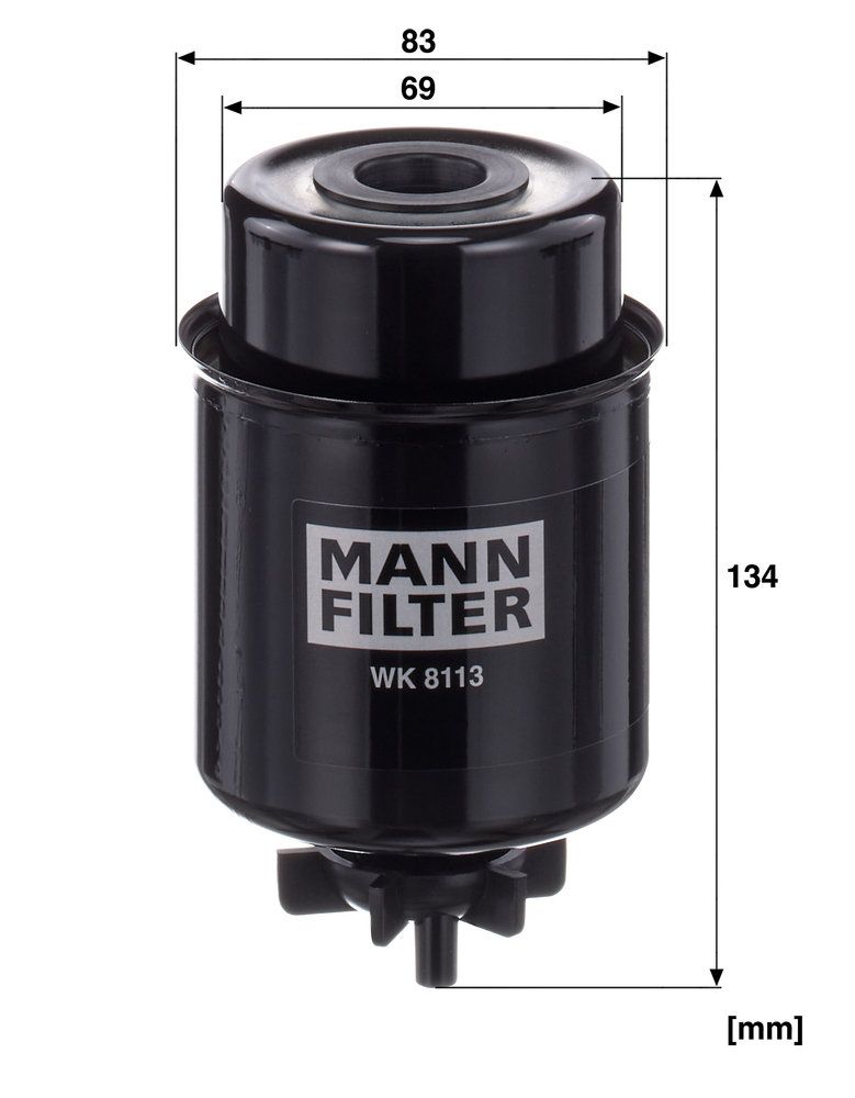 Levně Palivový filtr MANN-FILTER WK 8113