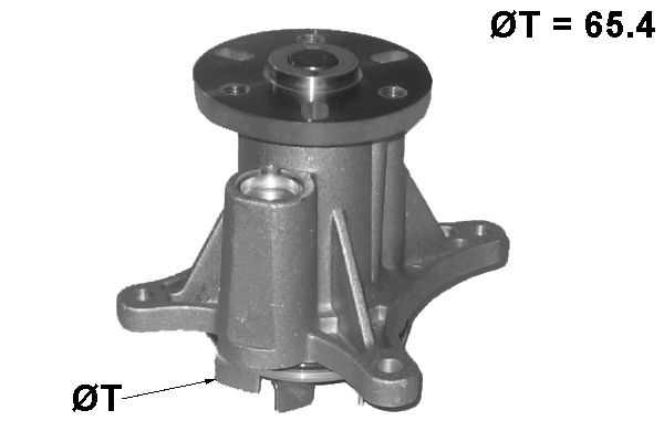 Pompe à eau, refroidissement du moteur