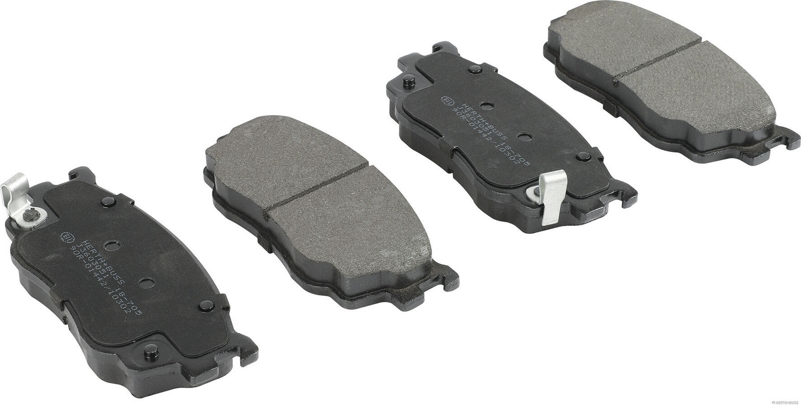 set placute frana,frana disc HERTH+BUSS JAKOPARTS J3603051