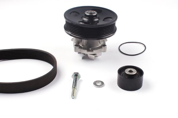 Pompa apa + Set curea transmisie cu caneluri HEPU PK03235