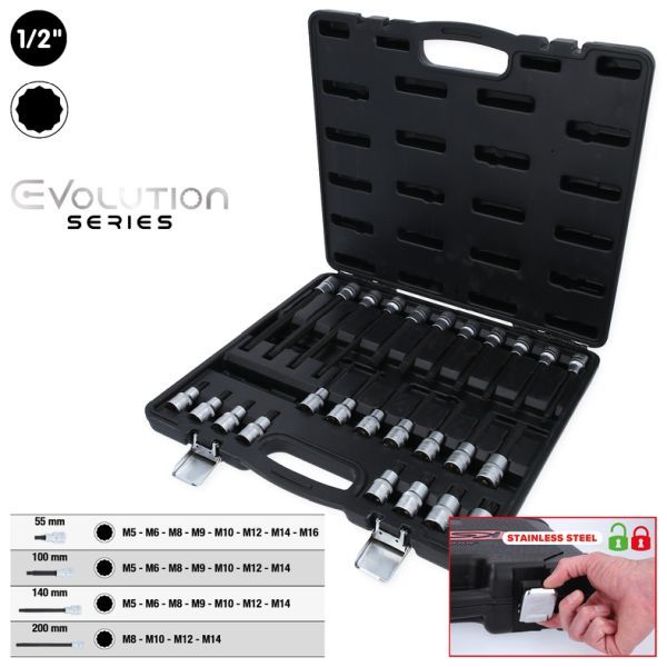 Set chei tubulare KS TOOLS 911.4540