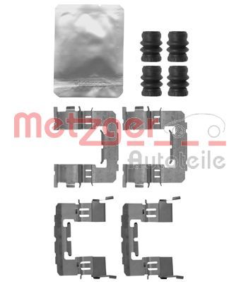 Set accesorii, placute frana METZGER 109-1891