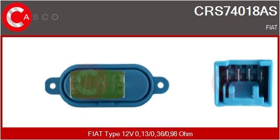 Odpor, vnitřní tlakový ventilátor CASCO CRS74018AS