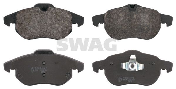 Levně Sada brzdových destiček, kotoučová brzda SWAG 40 91 6492