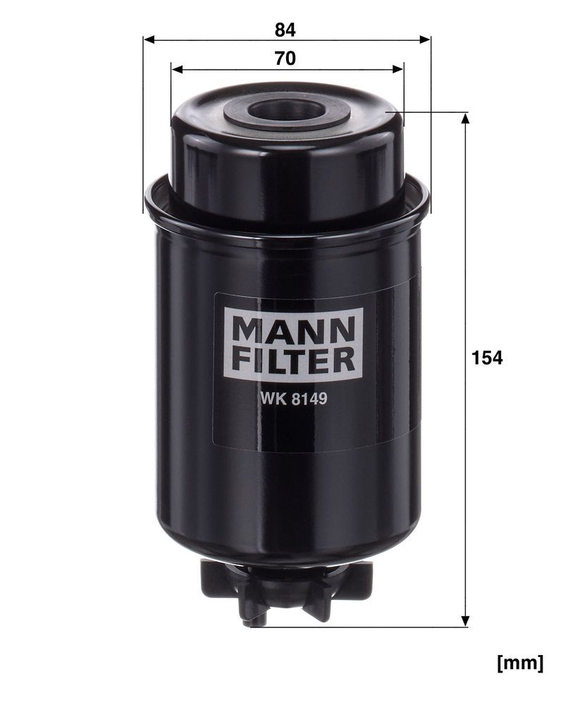 Levně Palivový filtr MANN-FILTER WK 8149