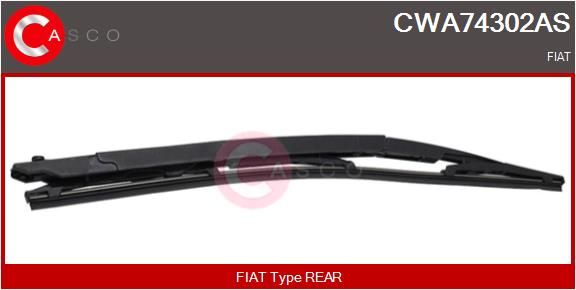 Levně Rameno stěrače, čistění skel CASCO CWA74302AS