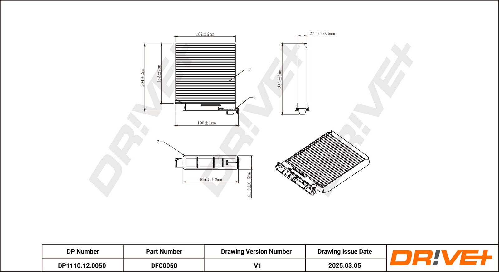 Фильтр, воздух во внутренном пространстве