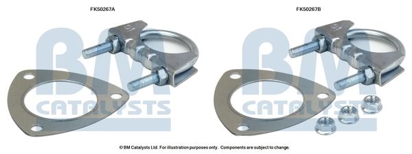 Zestaw montażowy, rura wydechowa BM CATALYSTS FK50267