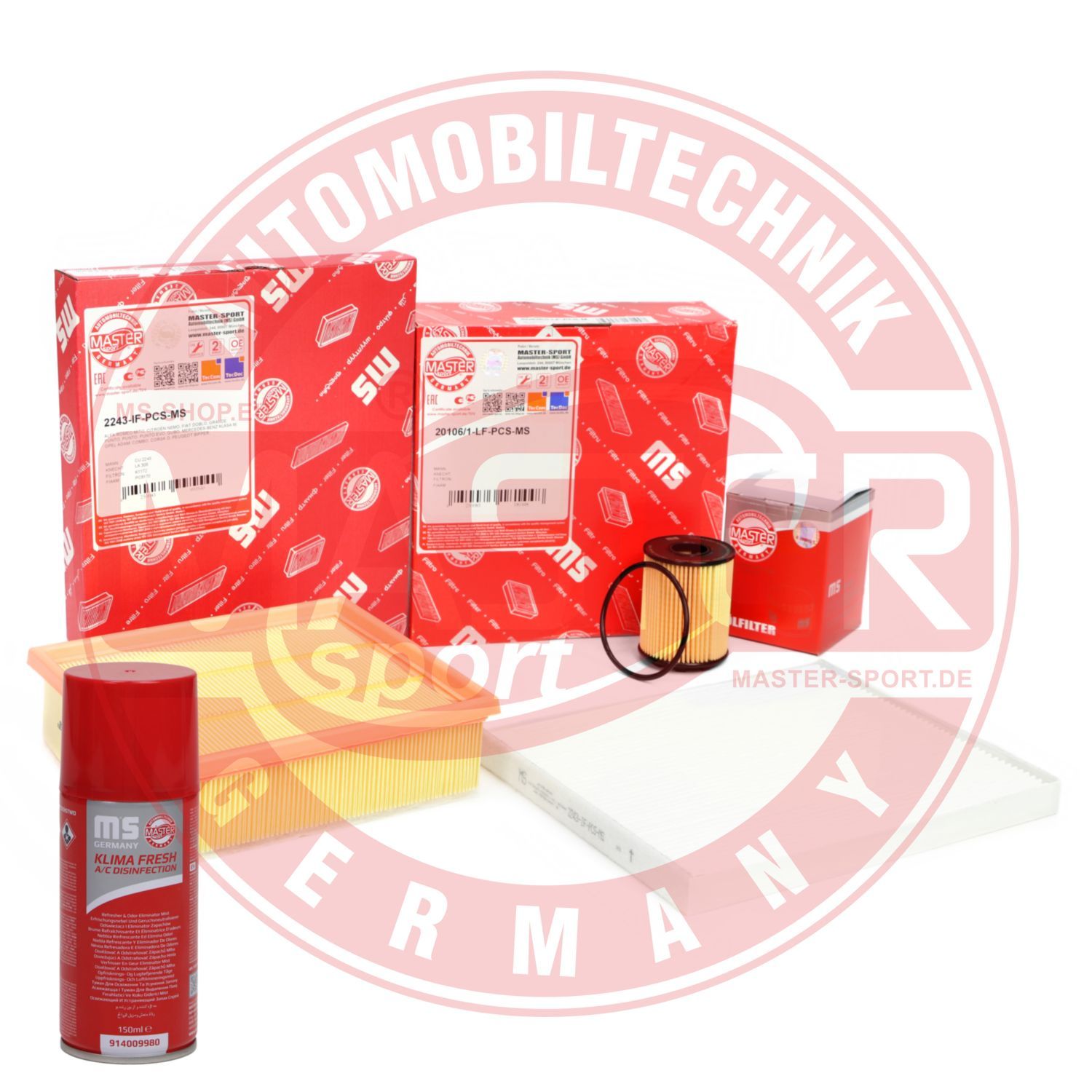 E-shop Filter - Sada MASTER-SPORT GERMANY 450001412P