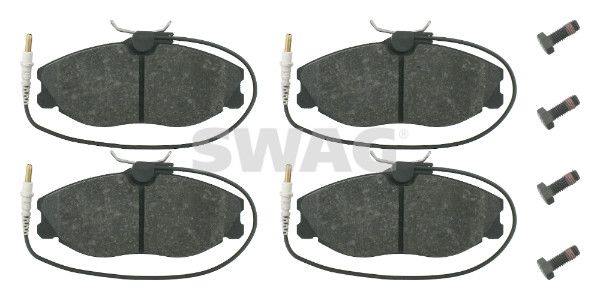 Sada brzdových destiček, kotoučová brzda SWAG 62 91 6257