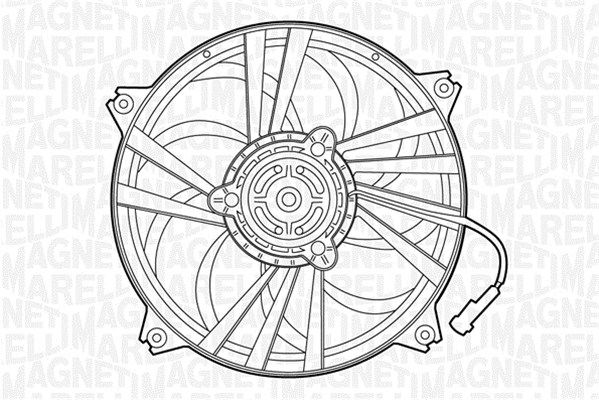Wentylator, chłodzenie silnika MAGNETI MARELLI 069422300010