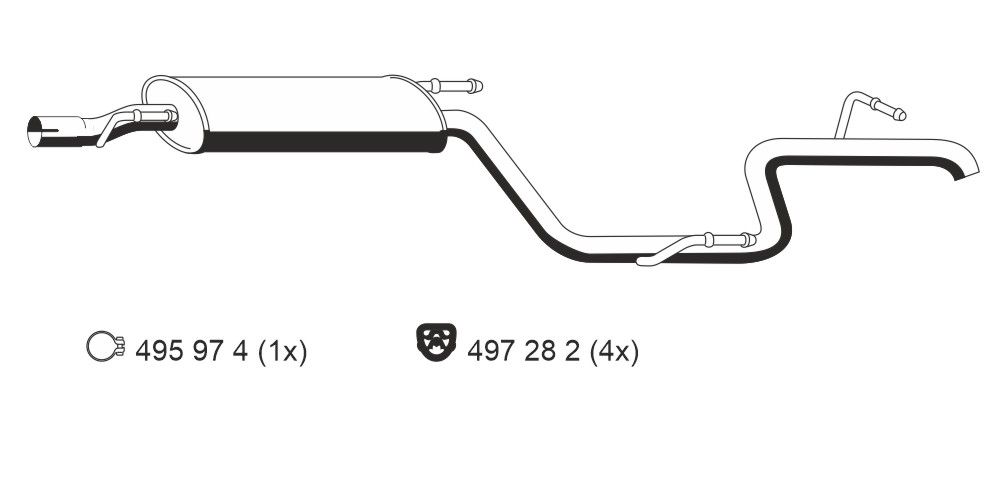 Toba esapament finala ERNST 385039