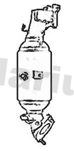 Filtr sadzy / filtr cząstek stałych, układ wydechowy KLARIUS 18160RWK000