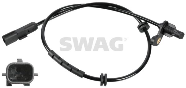 Czujnik, prędkość obrotowa koła SWAG 60 10 7902