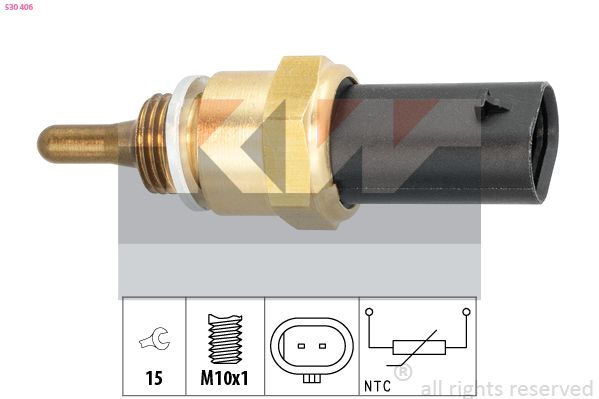 Czujnik, temperatura oleju KW 530 406