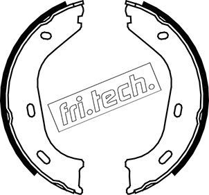Zestaw szczęk hamulcowych, hamulec postojowy FRI.TECH. 1052.116