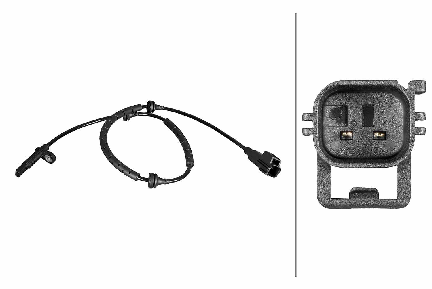 Czujnik, prędkość obrotowa koła HELLA 6PU358216-411