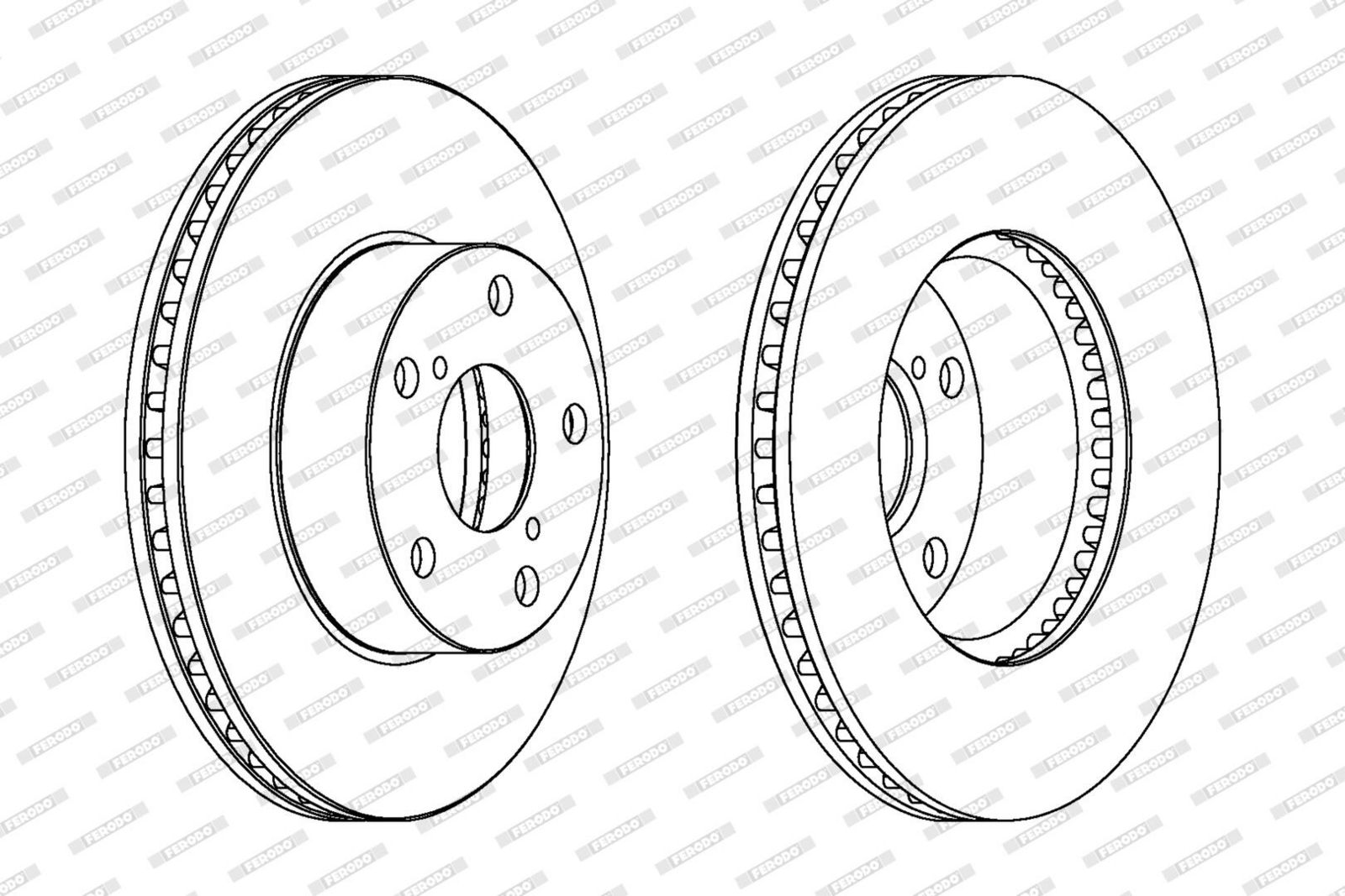 Disc frana FERODO DDF1216C