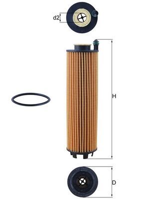Filtr oleju KNECHT OX 1301D