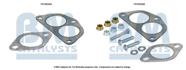 Zestaw montażowy, rura wydechowa BM CATALYSTS FK70224