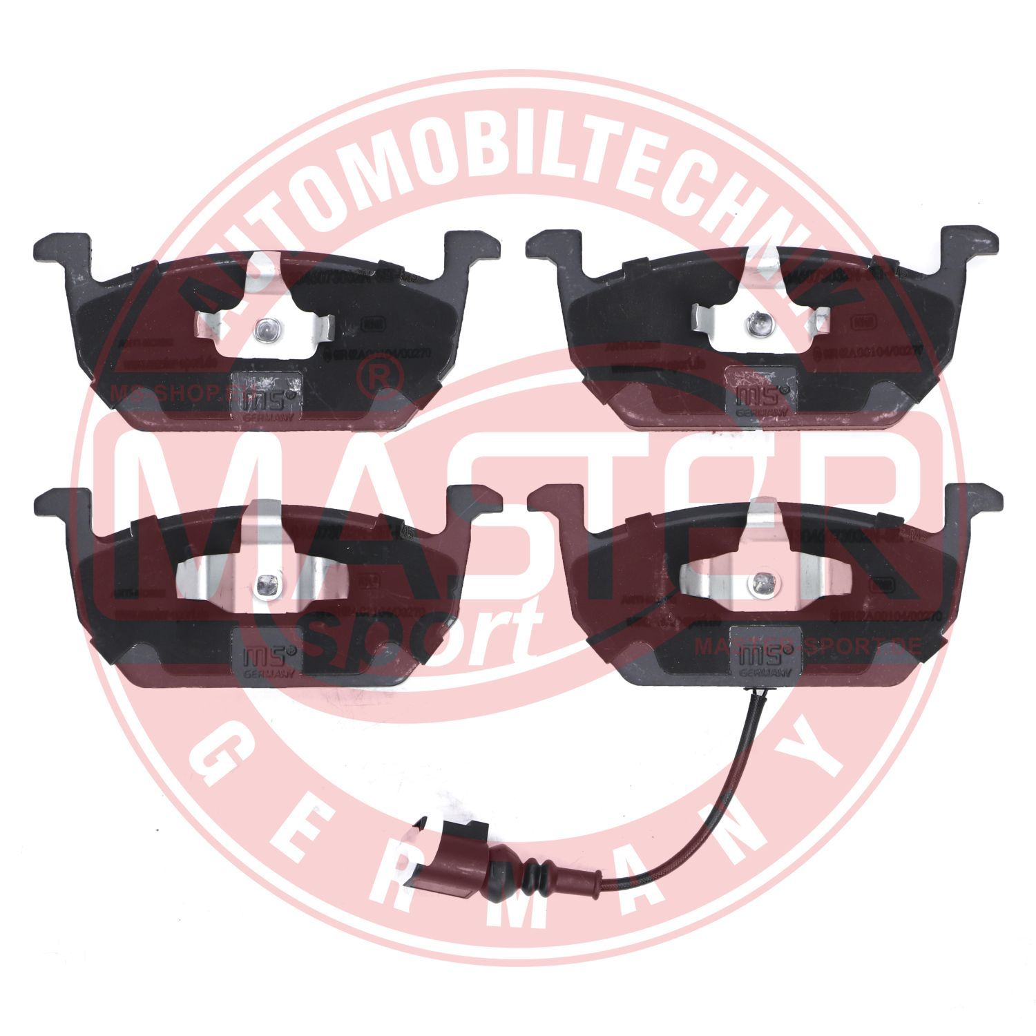 Zestaw klocków hamulcowych, hamulce tarczowe MASTER-SPORT GERMANY 13046073032N-SET-MS