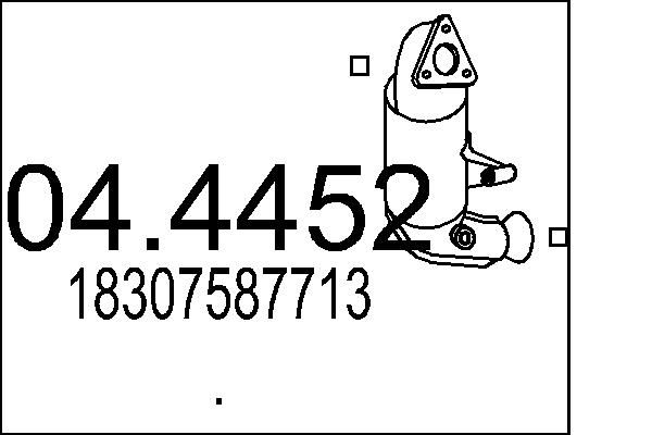 Katalizator MTS 04.4452