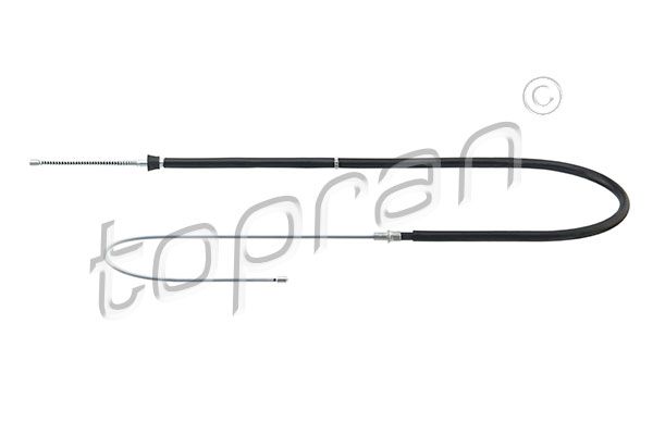 Cablu, frana de parcare TOPRAN 117 487