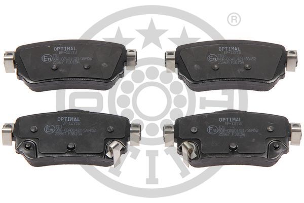 Zestaw klocków hamulcowych, hamulce tarczowe OPTIMAL BP-12718