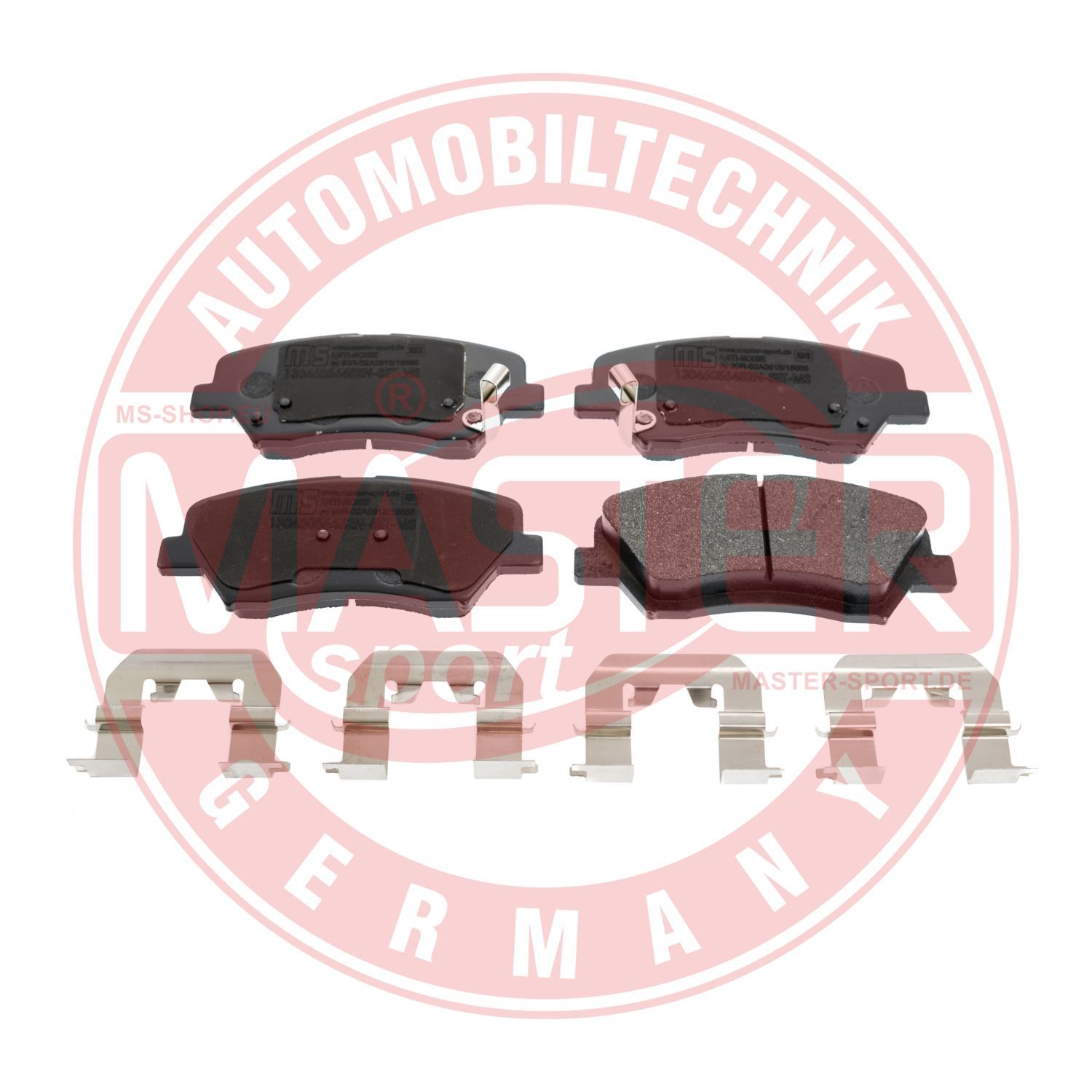 Zestaw klocków hamulcowych, hamulce tarczowe MASTER-SPORT GERMANY 13046056452N-SET-MS
