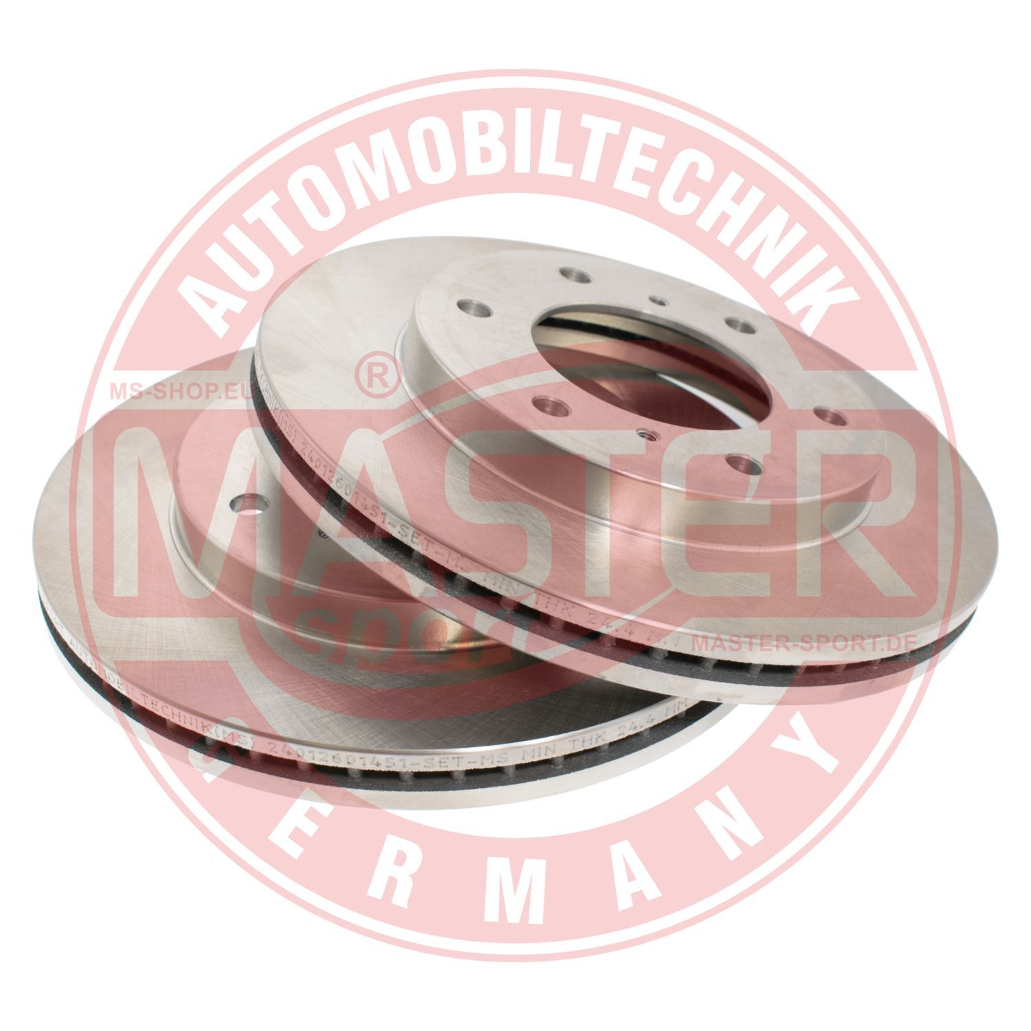 Tarcza hamulcowa MASTER-SPORT GERMANY 24012601451-SET-MS