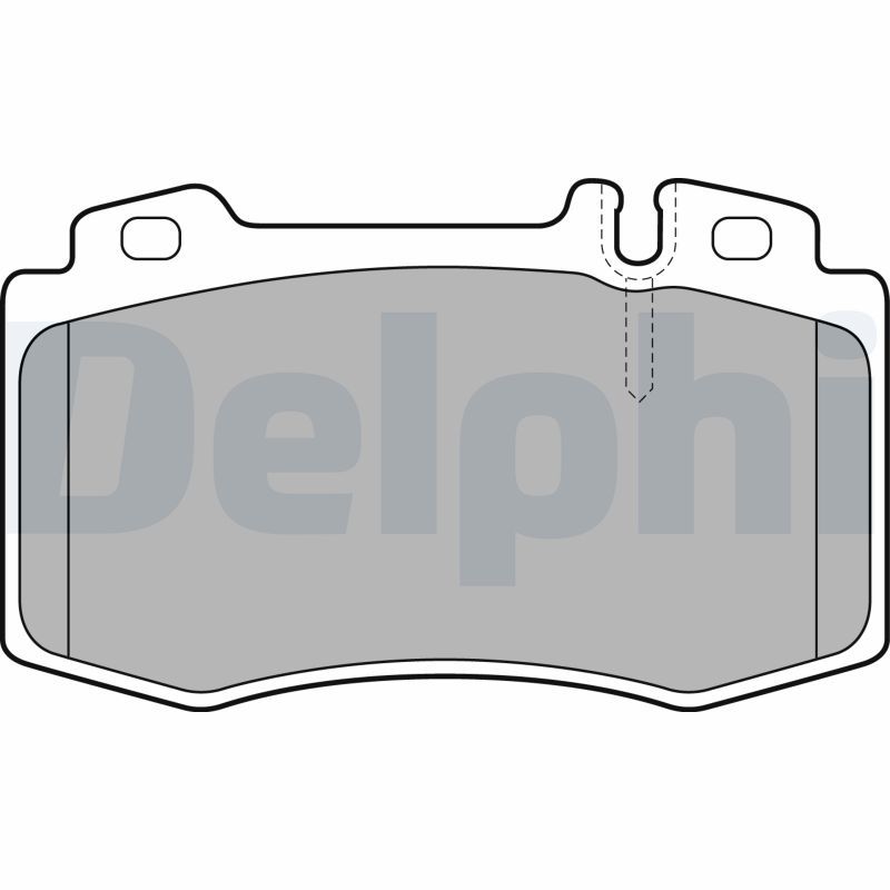 Sada brzdových platničiek kotúčovej brzdy DELPHI LP1828