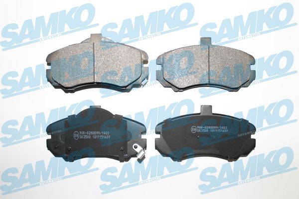 Sada brzdových destiček, kotoučová brzda SAMKO 5SP1609