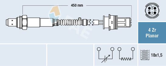 Sonda lambda FAE 77332