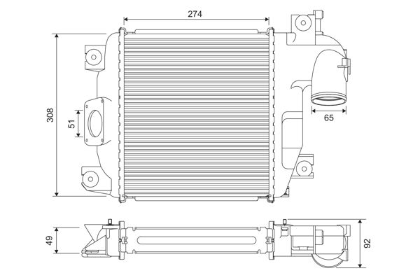 Kompressoriõhu radiaator