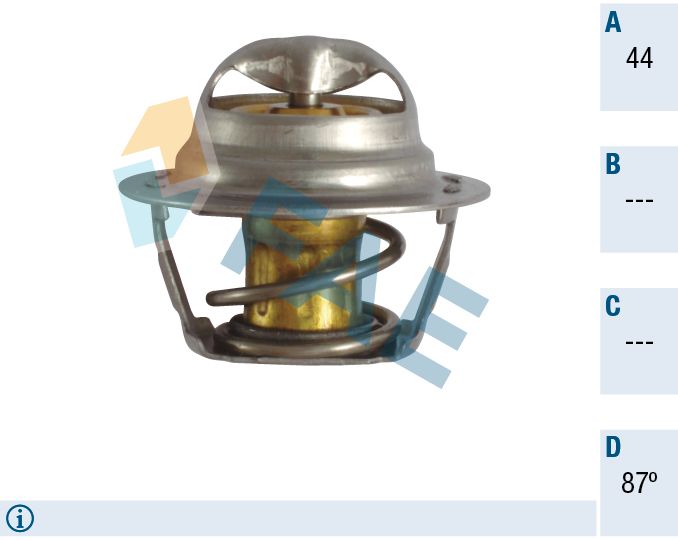 termostat,lichid racire FAE 5204187