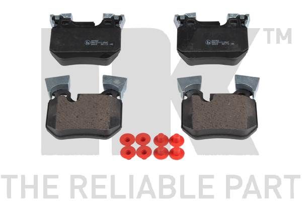 Zestaw klocków hamulcowych, hamulce tarczowe NK 221562