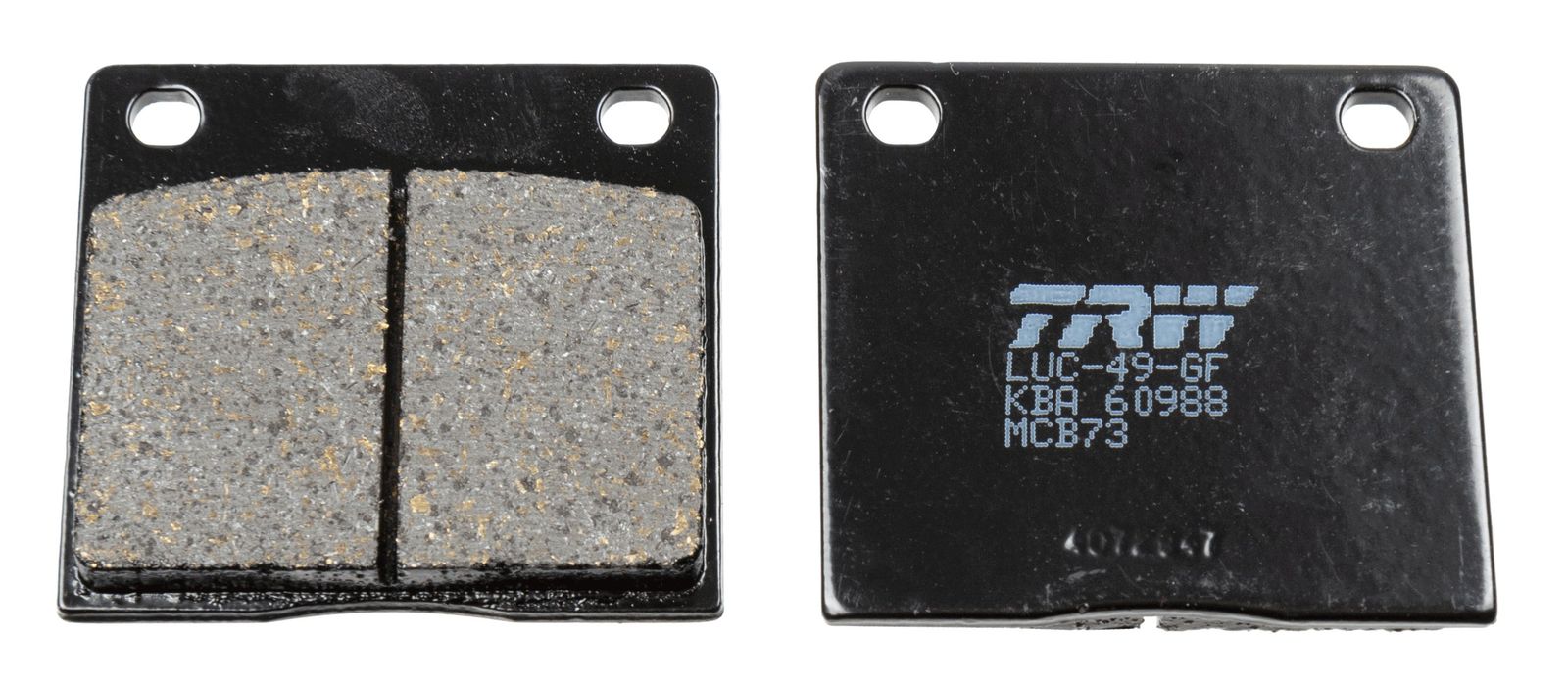 set placute frana,frana disc TRW MCB73