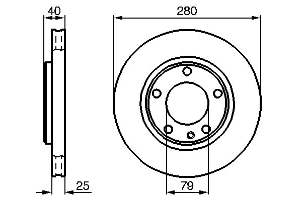 Brzdový kotouč BOSCH 0 986 478 890