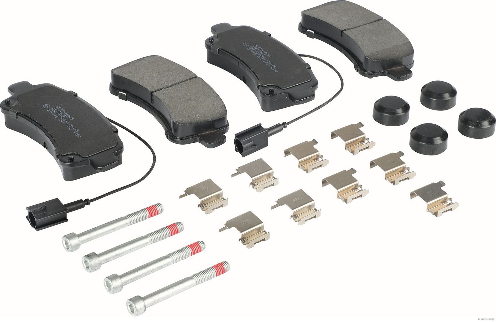 set placute frana,frana disc HERTH+BUSS JAKOPARTS J3612063