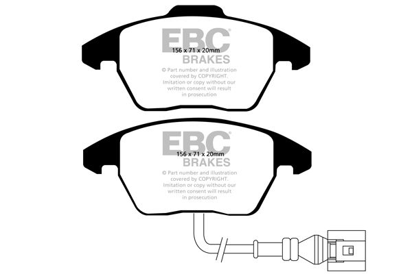 set placute frana,frana disc EBC Brakes DP41517R